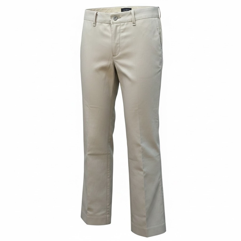 Rekucci Stone Ease In To Comfort Straight Leg Pants RE17S4 Womens‎ 12P Khaki Tan